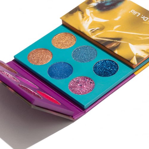 EPILYNX Glitter Eyeshadow Palette - 24 Sparkly Makeup Look - Allergen Free, Gluten Free, Cruelty-Free by Dr. Liia