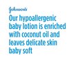 Johnson’s Moisturizing Baby Lotion with Coconut Oil, Hypoallergenic and Dermatologist-Tested, 27.1 fl. oz