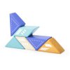 6 Piece Tegu Travel Pal Magnetic Wooden Block Set, Jet Plane