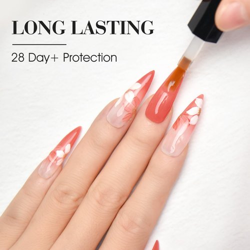 CANNI Top Coat Gel Nail Polish, 1Pcs Gel Top Coat Color Nail Polish Gel High Gloss Soak Off U V Gel Nail French Nail Manicure Salon DIY