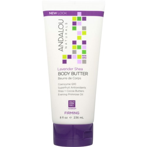 Andalou Naturals Firming Body Butter, With Lavender Shea - 8 Ounce