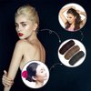 Hair Bun Invisible False Hair Clip Hair Base Bump Fluffy Hair Pad Styling Insert Tool Volume Fluffy Styling Increased Hair Pad Hiar Styling Accessories for Women Girls Hair Accessories (Light Brown)