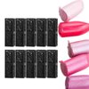 Dioche 10Pcs Empty Lipstick Tube, 12.1mm Lipstick Tube Empty DIY Cosmetic Lip Balm Container Bottle Lipstick Container Lipstick Bottle Black Hollow Lipstick Tube Handmade Lipstick Shell(01)