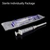 5ml Disposable Syringes with 22 Ga 1 Inch Needle, for Scientific Labs, Industrial, Liquid Measuring, Dispensing, Pack of 20