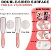 IAPPADORE 2 Packs Foot Files, Professional Double-Sided Callus Remover Foot Rasp, Surgical Stainless Steel Foot Scrubber for Wet Dry Feet, Foot Grater Tool with Handle for Smooth Feet
