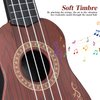 Toddmomy Kids Ukulele Toys 4 Strings Toddler Ukulele Kids Guitar Ukulele Musical Instrument Early Education Toys for Kids Toddler Beginners
