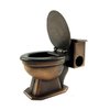 Treasure Gurus 1:12 Scale Metal Toilet Dollhouse Miniature Accessory Die Cast Pencil Sharpener