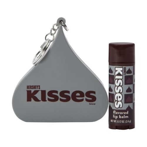 Chocolate Flavored Lip Balm & Keychain 0.12 oz (Pack of 1)
