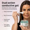 7E Wellness Restore Conductive Gel with Bio-Active Complex - 4oz - Facial Skin Care Products with Green Tea Extract, Hyaluronic Acid, and Collagen Peptides - Anti Aging and Skin Tightening
