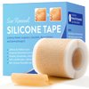 Aroamas Scar Silicone Scar Sheets – Silicone Scar Tape – 1.6"x60" for Softening and Flattening Scars, C-Section, Keloid, Surgery – Reusable & Washable – Painless Removal – 3-4 Month Supply