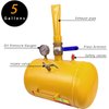 PRIJESSE 5 Gallon Air Tire Bead Seater, 145 PSI Blaster Tool Seating Inflator with Pressure Gauge & Handle Wheel Seating Tool Inflator Tank for Truck ATV Car
