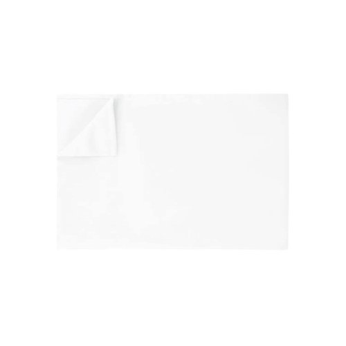 Ghooss Twin Size Flat Sheet Only-1500 Series Luxury Brushed Microfiber Bed Top Sheet,Wrinkle, Fade Resistant-1 Pack-White