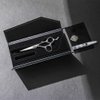AOLANDUO Hair Cutting Scissor -Sharp & Lightweight-Offset Design Using Japanese JP440C Stainless Steel Hair Scissor for Barbers & Salon Stylists- Smooth Motion Fine Craftsmanship Barber Scissor