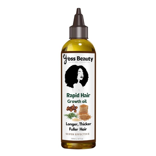 Fast Hair Growth Oil, Extra Strength Hair Oil, Thicker, Stronger Hair, Nourishing & Moisturizing Hair Oil 4 Fl Oz