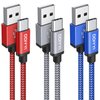 DDIYYI Long USB C Cable 10 ft 3-Pack, USB to USB C Cable 10ft Fast Charging, USBA to USBC Charger 10 ft Cord Braided for iPhone 16/16 Plus/16 Pro/16 Pro Max/iPhone 15 Series, Samsung, LG