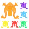 TOYANDONA 24Pcs Jumping Frog Toy Plastic Jumping Leap Frog for Kids Children Toddlers Party Favors, Goody Bag Fillers, Random