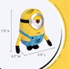 MINISO 9'' Minions Stuffed Animals Plush Toy (Stuart), Kawaii Soft Cute Sleeping Plushies Bedding Pillow for Kids Toddler Toys Boys Girls