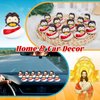 Hagusahuo 12PCS Little Jesus Rubber Ducks, Ducks for Jeeps Mini Jesus Jeep Ducks for Ducking, Bath Toy Gifts Jesus Party Favors for Kids, Churches Christian Decoration