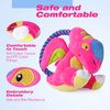 Emorefun Squeaky Dog Toys, Plush Dog Toy, Animals Shape Dog Chew Toy with Rope Loop,Tug-of-war Dog Toy,Stuffed Interactive Dog Toys