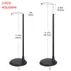 ZITA ELEMENT 2 Pcs Adjustable Doll Stand Holders Base for 14 Inch -18 Inch Doll Accessories - Black