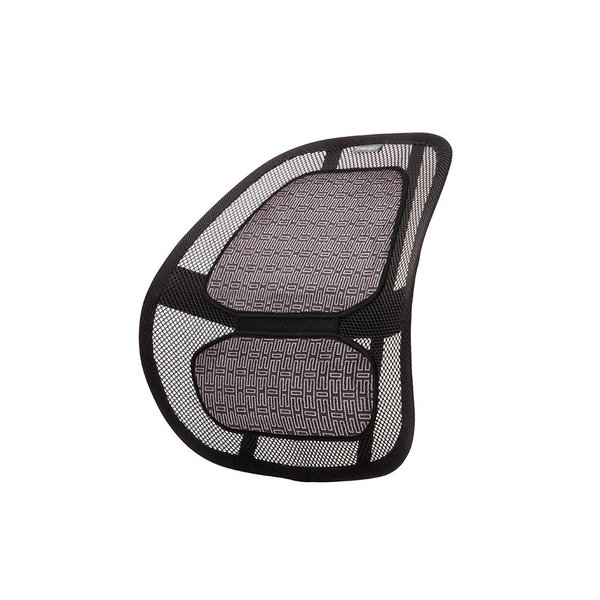 HoMedics Contouring Back Support, Ergonomic Design, 6 Electric Heat Settings with 2-Hour Shutoff, Heat Therapy for Back Pain Relief, Adjustable for Office or Home Chair