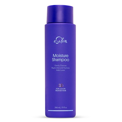 eSalon Hair Shampoo for Color-Treated Hair, Moisture Color Care Shampoo (9 fl oz) - Sulfate-Free (SLS and SLES) Hair Color Shampoo to Prevent Color Fade - Moisturizes, Nourishes, & Softens Hair