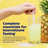 Enzymedica, Fasting Today, Intermittent Fasting Drink Mix with Electrolyte Powder Supplement for Hydration, Appetite and Muscle Health, Keto Friendly, Tropical Pineapple Flavor, 24 Servings