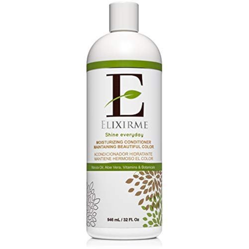 E ELIXIRME SHINE EVERYDAY Moisturizing & Super Detangling Sulfate-Free Conditioner with Natural Avocado Oil, Sweet Almond Oil & Marula Oil. Color Protection