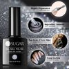 UR SUGAR Reflective Glitter Gel Polish Silver Sparkly Glitter Shimmery Gel Polish Shiny Disco Soak Off Gel Nail Polish Nail Art Manicure Salon DIY at HomeChristmas Gifts for Women Girls