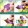 Haooryx 24 Pack Prayer Cross Trees Craft Kit Make Your Own Cross Tree Hanging Ornaments DIY Thankful Craft Supplies for Kids Faith Trust Love Religious Sunday School Church Party Decor