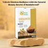 Herbs Botanica Chandan Sandalwood Powder Organic 100gm / 3.52 oz For Skin, Face Pack, Face Mask, Worship Tilak, Auspicious Occasions 100% Natural, Soothing, Cleansing, Wrinkles