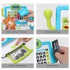FS Pretend Play Calculator Cash Register Toy as Preschool Gift for Kids, Classic Count Toy with Sound, Microphone, Scanner, Pretend Credit Card, Play Food for Boys & Girls,45 Pieces, Ages 3 4 5 6 7