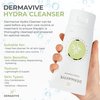 Dermavive Gentle Facial Cleanser for Women & Men (4.05 oz) Deep Cleansing Hydra Cleanser Face Wash for Dry Skin, All Skin Types | Refreshing Non-Irritating Hydrating Facial Wash Daily Face Cleanser