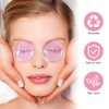 my novel things Reusable Eye Pads 6 Pairs, Silicone Face Patches and Gel Under Eye Pads Cold Warm Eye Compress for Reduce Puffiness Circles Wrinkle Cooling Eye Mask Ice Packs