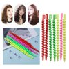 Yaphetss 26Pcs Spiral Hair Perm Rod Plastic Long Barber Hairdressing Styling Curling Perm Rod Hair Rollers Salon Tools for Women Girls 5.98 Inch, Radnom
