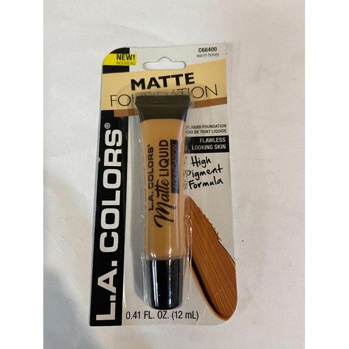 L.A. Colors Matte Foundation C68400 Warm Honey .41 oz
