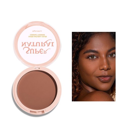 Melemando Matte Setting Powder 8 Colors Lightweight Oil Control Pressed Powder Foundation Flawless Long-Lasting Finishing Powder Foundation (Color 08)