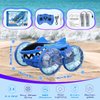 Toys for Ages 5-7 Boys, Amphibious Remote Control Car 4WD Waterproof 2.4Ghz Fast Stunt RC Car 360° Rotating with Lights Xmas Gifts for 3-12 Year Old Boys Girls All Terrain Water Beach Pool Toys