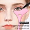 Eyeliner Stencils Wing Tips, Silicone Eyeliner Aid, Marscara Drawing Aid, Lipstick Wearing Aid, Face Cream/Mask Applicator, Easy Makeup Tool, Resusable