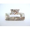 Generic Rectangle gray abalone sea shell effect hair claw clamp clip fine thin hair