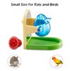 Bivpreom Rat Toys for Pet Rats，Rat Foraging Toy，Rat Cage Toys for Intelligence Growth and Slow Feeder