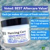 Urban ReLeaf Piercing Care - Healing Sea Salt & Botanical Aftercare - Safely Clean & Heal New & Stretched Piercings - 1 (3 Ounce)