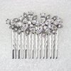 Faship Gorgeous Clear Rhinestone Crystal Floral Hair Comb