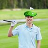 Funny Novelty Golfer Beret Hat with Golf Ball Flag for Golf Party Costume Accessories and Supplies (8 Set)