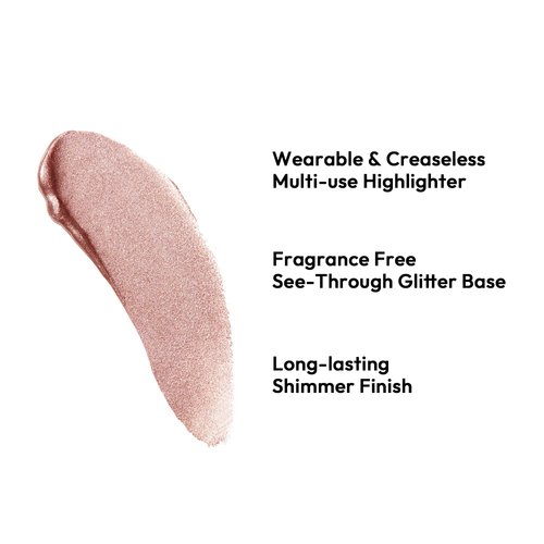 JAVIN DE SEOUL Wink Eye Shimmer I Light - Versatile Illuminator, Highlighter, Buildable Eye Shadow, Adds Radiant Glow for Eyes and Face, 6g (03 Dawn Rose)