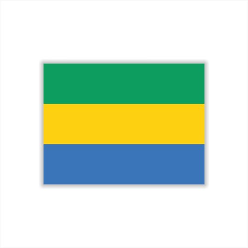 Womaha 30 Sheets Gabon Flag Temporary Tattoos Fans Face Tattoo Stickers for Adults Kids Group Activity Props