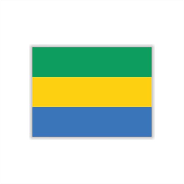 Womaha 30 Sheets Gabon Flag Temporary Tattoos Fans Face Tattoo Stickers for Adults Kids Group Activity Props