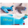 Xshelley 15.7inch Airplane Plush Toys Airplane Plush Stuffed Pillow Model Toy,Gifts Birthday for Kids (Blue)