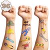 Tools Temporary Tattoos - Handyman Mechanic 80 PCS Labor Day, Construction, Equipment Themed Stickers for Kids Birthday Party Supplies, Decorations, Favors, and Prizes - Cute Gifts for Boys and Girls