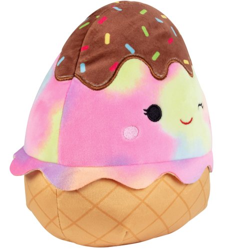 Squishmallows Original 8-Inch Glady The Rainbow Ice Cream - Official Jazwares Plush - Collectible Soft & Squishy Food Stuffed Animal Toy - Add to Your Squad - Gift for Kids, Girls & Boys